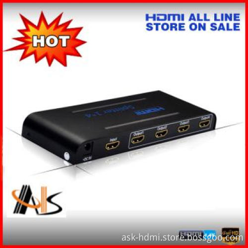1.4V 1 input 4 output HDMI splitter